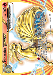 Ninetales BREAK Evolutions Pokemon Card