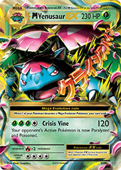 M Venusaur-EX Evolutions Card List