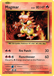 Magmar Evolutions Card List