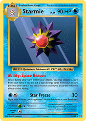 Starmie Evolutions Pokemon Card