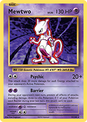 Mewtwo Evolutions Pokemon Card