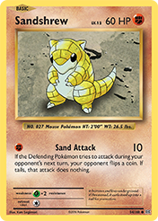 Sandshrew Evolutions Pokemon Card