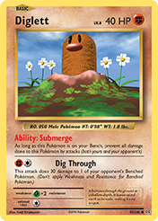 Diglett Evolutions Pokemon Card
