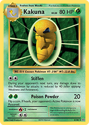 Kakuna Evolutions Pokemon Card