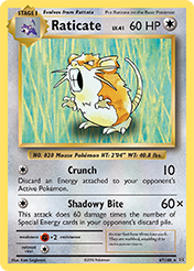Raticate Evolutions Pokemon Card
