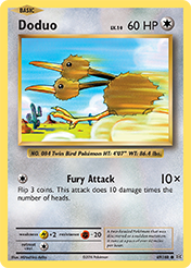 Doduo Evolutions Pokemon Card