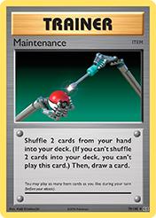 Maintenance Evolutions Pokemon Card