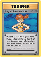 Misty's Determination Evolutions Pokemon Card