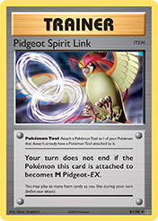 Pidgeot Spirit Link Evolutions Pokemon Card