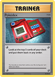 Pokedex Evolutions Pokemon Card