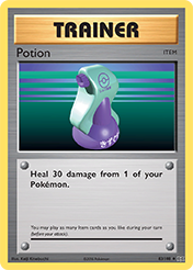 Potion Evolutions Pokemon Card
