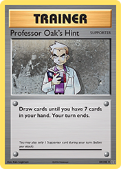 Professor Oak's Hint Evolutions Pokemon Card