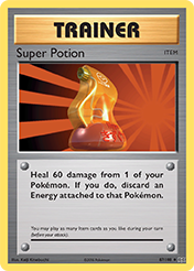 Super Potion Evolutions Pokemon Card