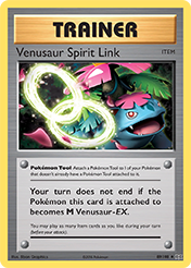 Venusaur Spirit Link Evolutions Pokemon Card