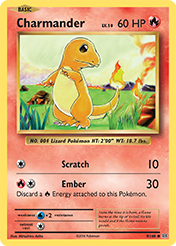 Charmander Evolutions Pokemon Card