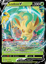 Leafeon V Evolving Skies Card List