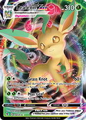 Leafeon VMAX Evolving Skies Card List