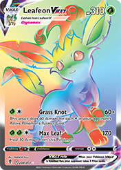 Leafeon VMAX Evolving Skies Pokemon Card