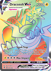 Dracozolt VMAX Evolving Skies Pokemon Card