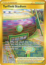 Turffield Stadium Evolving Skies Pokemon Card