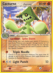 Cacturne δ EX Crystal Guardians Pokemon Card