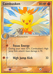 Combusken EX Crystal Guardians Pokemon Card