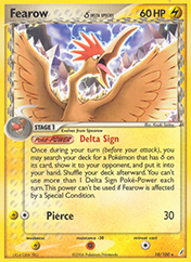 Fearow δ EX Crystal Guardians Card List