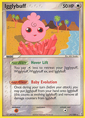 Igglybuff EX Crystal Guardians Pokemon Card