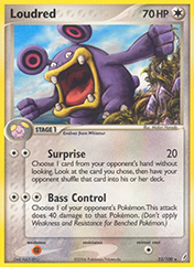 Loudred EX Crystal Guardians Pokemon Card