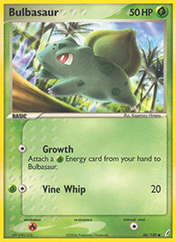Bulbasaur EX Crystal Guardians Pokemon Card