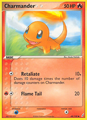 Charmander EX Crystal Guardians Pokemon Card