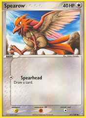Spearow EX Crystal Guardians Pokemon Card