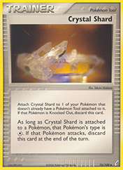 Crystal Shard EX Crystal Guardians Pokemon Card
