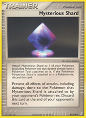 Mysterious Shard EX Crystal Guardians Pokemon Card