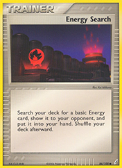Energy Search EX Crystal Guardians Pokemon Card