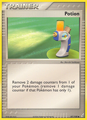 Potion EX Crystal Guardians Pokemon Card