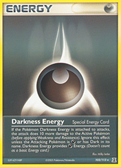 Darkness Energy EX Delta Species Pokemon Card