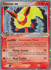 Flareon ex EX Delta Species Pokemon Card
