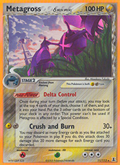 Metagross δ EX Delta Species Pokemon Card