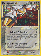 Metagross Star EX Delta Species Pokemon Card