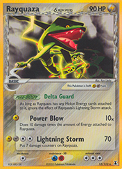 Rayquaza δ EX Delta Species Pokemon Card
