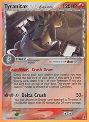 Tyranitar δ EX Delta Species Pokemon Card