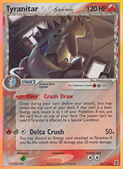 Tyranitar δ EX Delta Species Card List