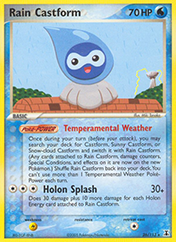 Rain Castform EX Delta Species Pokemon Card