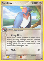 Swellow EX Delta Species Pokemon Card
