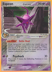 Espeon δ EX Delta Species Card List