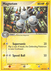 Magneton EX Delta Species Pokemon Card