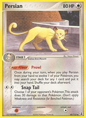 Persian EX Delta Species Pokemon Card