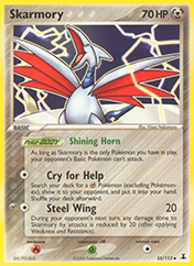 Skarmory EX Delta Species Pokemon Card