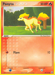 Ponyta EX Delta Species Pokemon Card